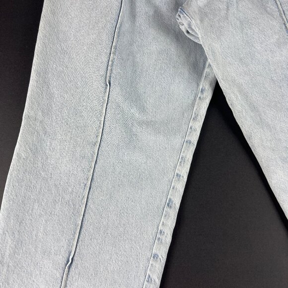 Levi's Made Crafted Jean Women 30x28* Column Pleated High Rise Blue Denim Tag 29 - Picture 4 of 16